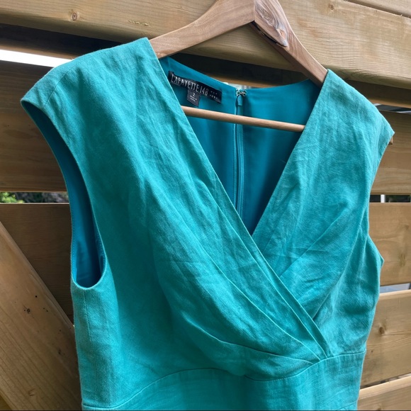 Lafayette 148 💯 linen empire waist dress - Picture 6 of 12